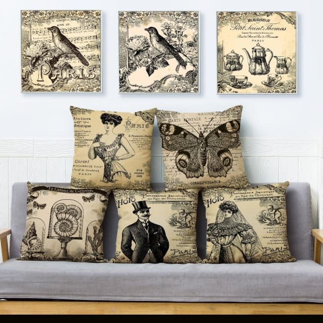 Housses de coussin BELLE EPOQUE - coussins - La boutique by c.
