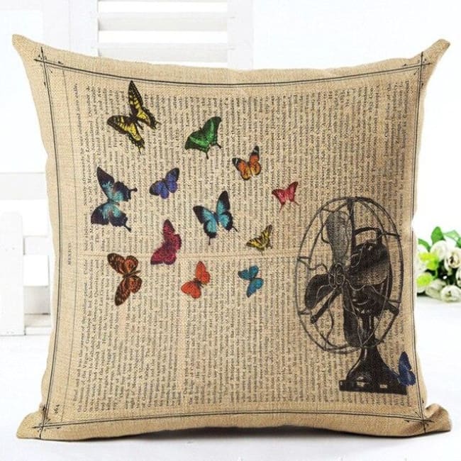 Housses de coussin COLLECTION BUTTERFLY - F - coussins - La boutique by c.