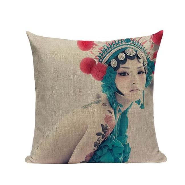 Housses de coussin COLLECTION CHINA GIRL - REENA - coussins - La boutique by c.