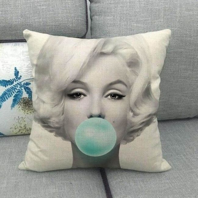 Housses de coussin de la COLLECTION BUBBLE STAR - Marilyn Monroe 1 - coussins - La boutique by c.