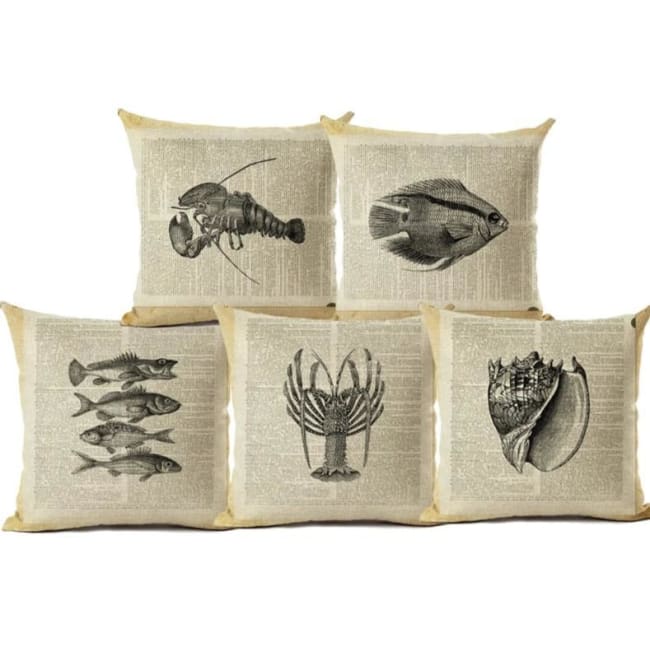 Housses de coussin MER DU NORD - coussins - La boutique by c.