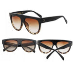 Lunettes de soleil PORTOFINO de la COLLECTION FARNIENTE - noir et léopard - Lunettes de soleil - La boutique by c.