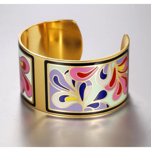 Manchette FLORES - bracelets - La boutique by c.