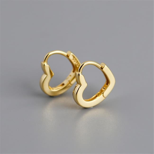 Mini anneaux COEUR de la COLLECTION ADDICT - boucles d’oreilles - La boutique by c.