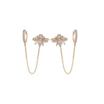 Mini créoles ABEILLE de la COLLECTION FOLIE DOUCE - boucles doreilles - La boutique by c.