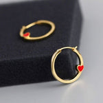 Mini créoles AMOUR FOU de la COLLECTION ADDICT - boucles d’oreilles - La boutique by c.