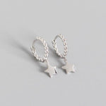 Mini creoles STELLA de la COLLECTION BELLA RAGAZZA - argent - boucles d’oreilles - La boutique by c.