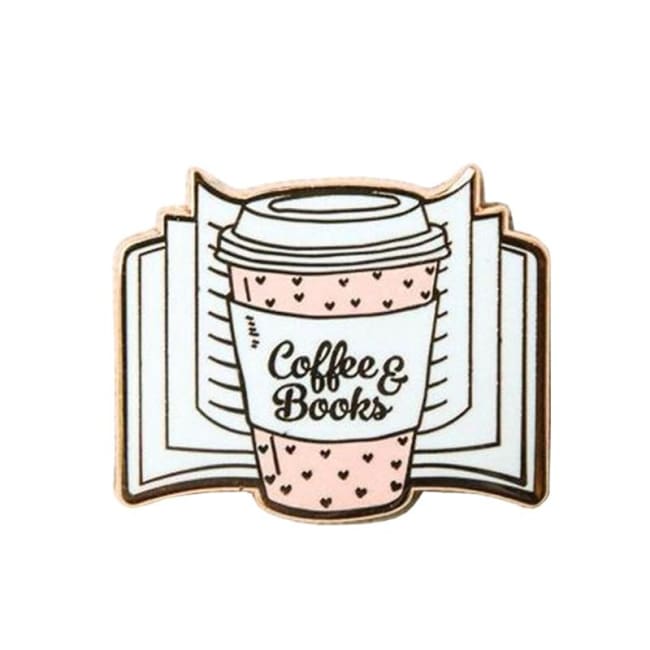 Pins COFFEE & BOOKS - Pins - La boutique by c.