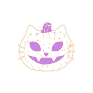 Pin’s HALLOWEEN CAT - Blanc - Pin’s - La boutique by c.