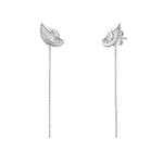 Boucles d'oreilles pendantes AILES D'ANGE