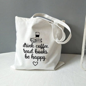 Tote bag BE HAPPY - sacs - La boutique by c.