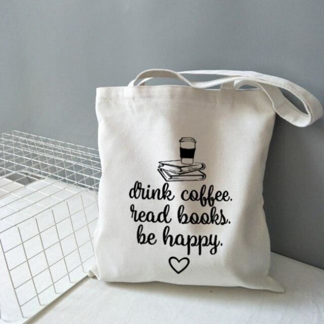 Tote bag BE HAPPY - sacs - La boutique by c.