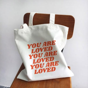 Tote bag COLLECTION GIRL POWER - YOU ARE LOVED - sacs - La boutique by c.