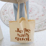 Tote bag JE NE SAIS QUOI - sacs - La boutique by c.